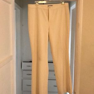 Ralph Lauren Ivory dress pants, completely lined.